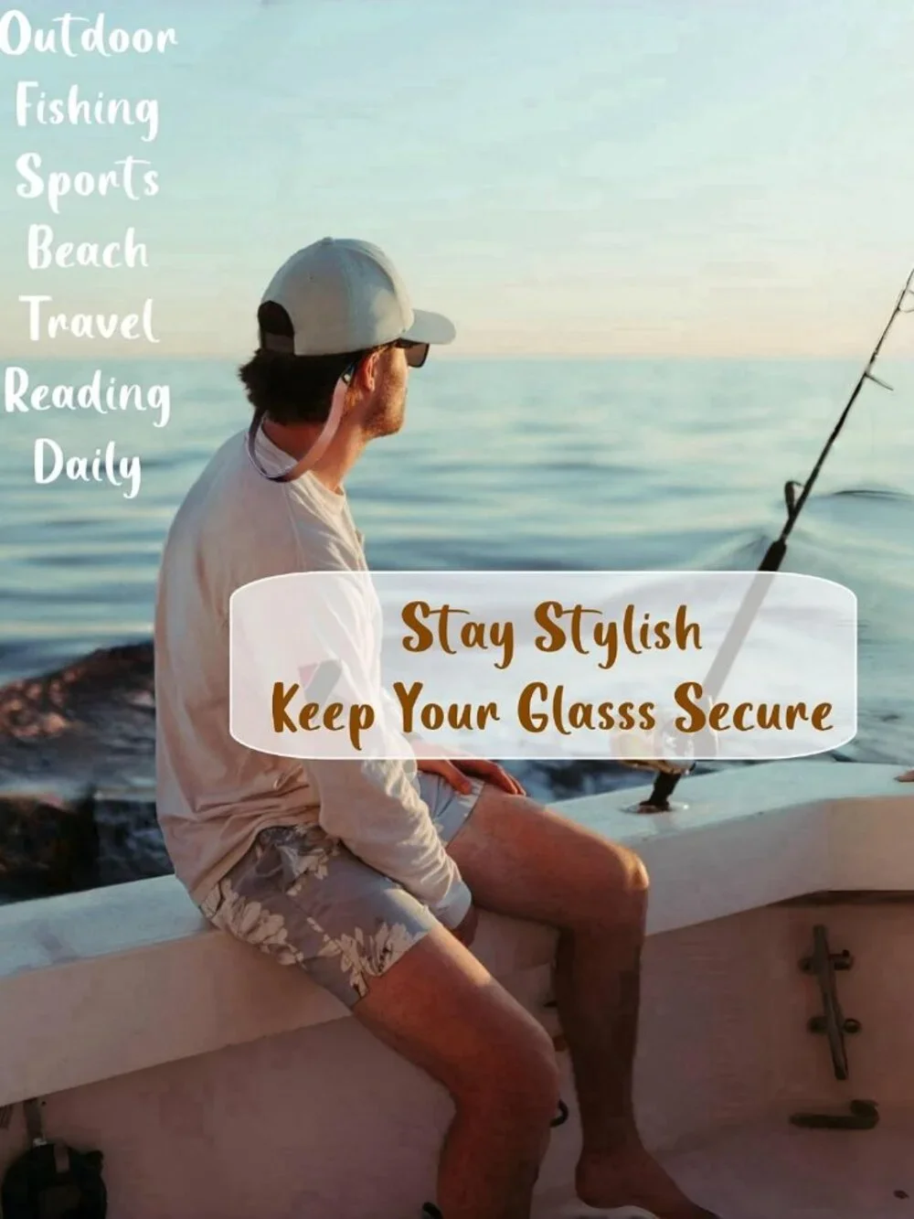 Handmade Full-Grain Leather Glasses Strap - Sports Sunglasses & Eyeglasses